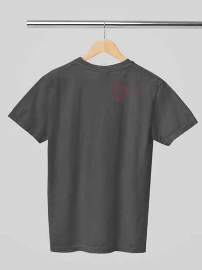 Roots of Terror – They Hung Him Here (T-Shirt) Lynching Postcards Collection